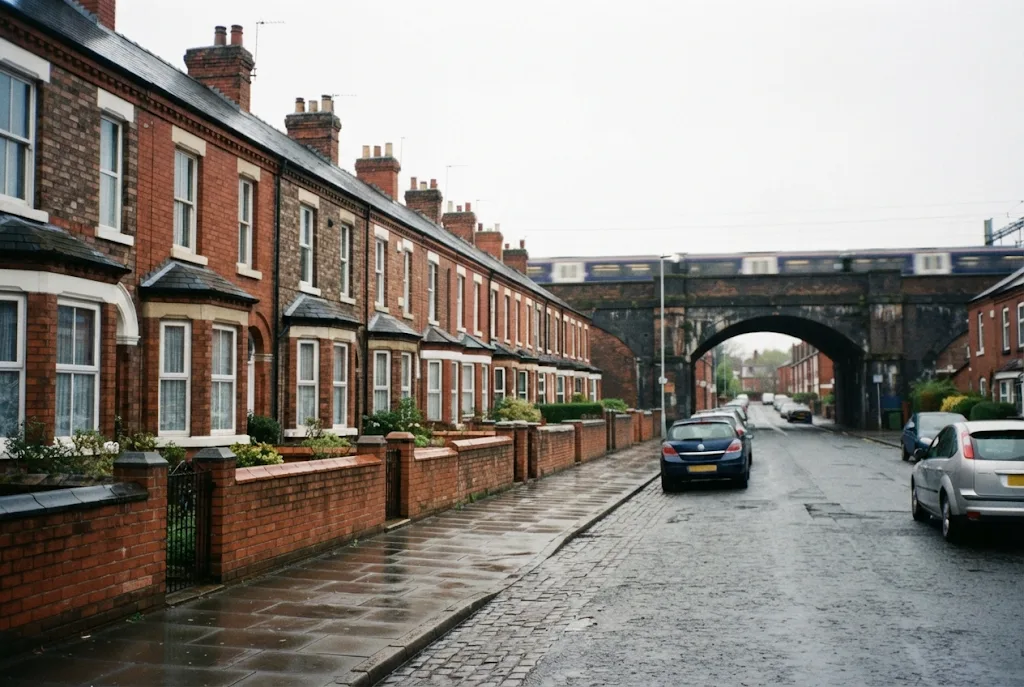 Leicester terraced street